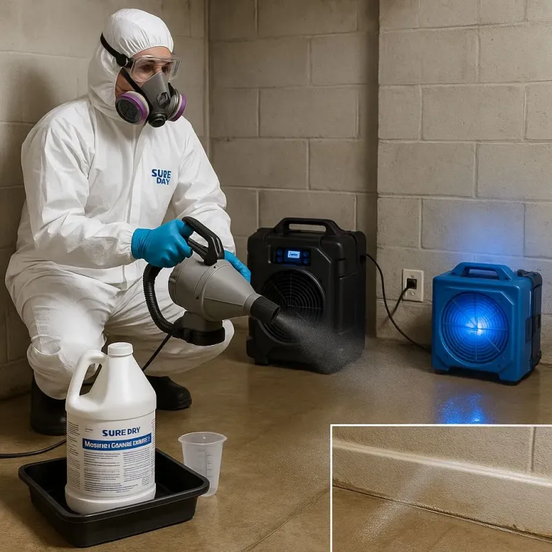 Sanitization and Odor Removal process in Prince George, VA