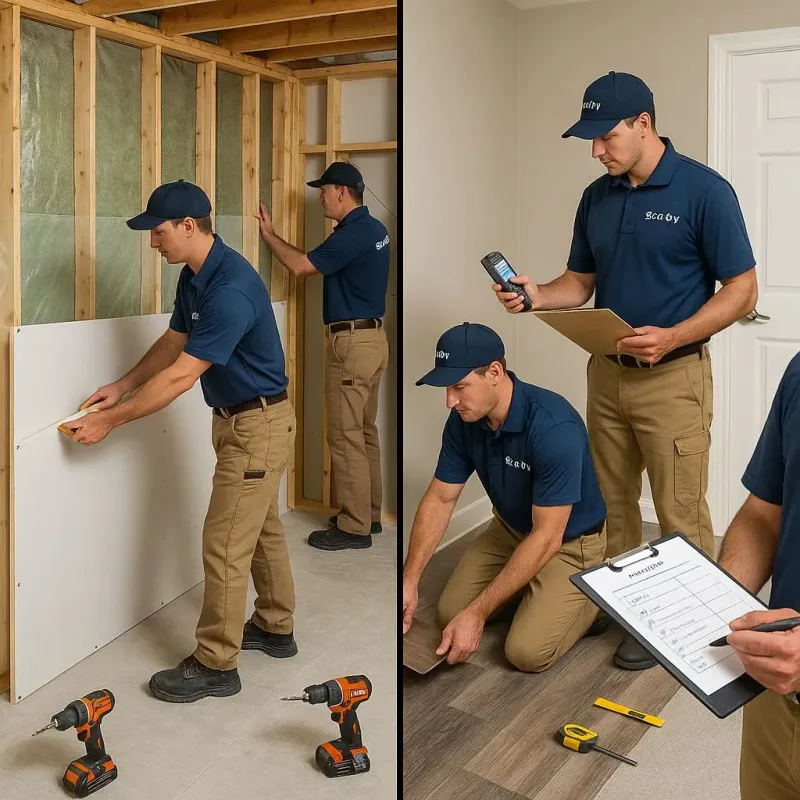 Repairs and Reconstruction process in Prince George, VA